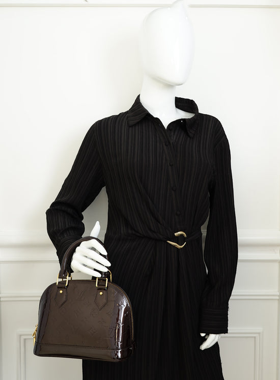 Louis Vuitton Amarante Monogram Vernis Alma BB Bag