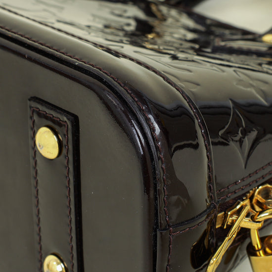 Louis Vuitton Amarante Monogram Vernis Alma BB Bag
