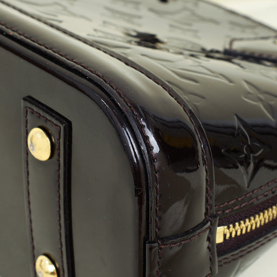 Louis Vuitton Amarante Monogram Vernis Alma BB Bag