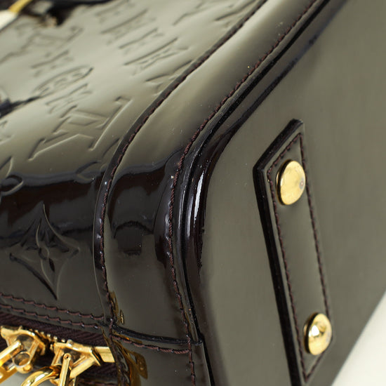 Louis Vuitton Amarante Monogram Vernis Alma BB Bag
