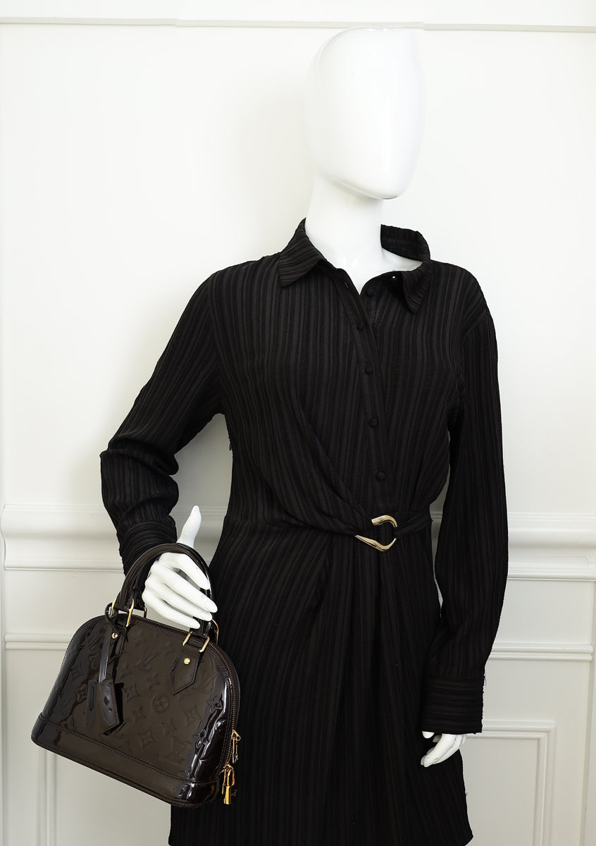 Louis Vuitton Amarante Monogram Vernis Alma BB Bag