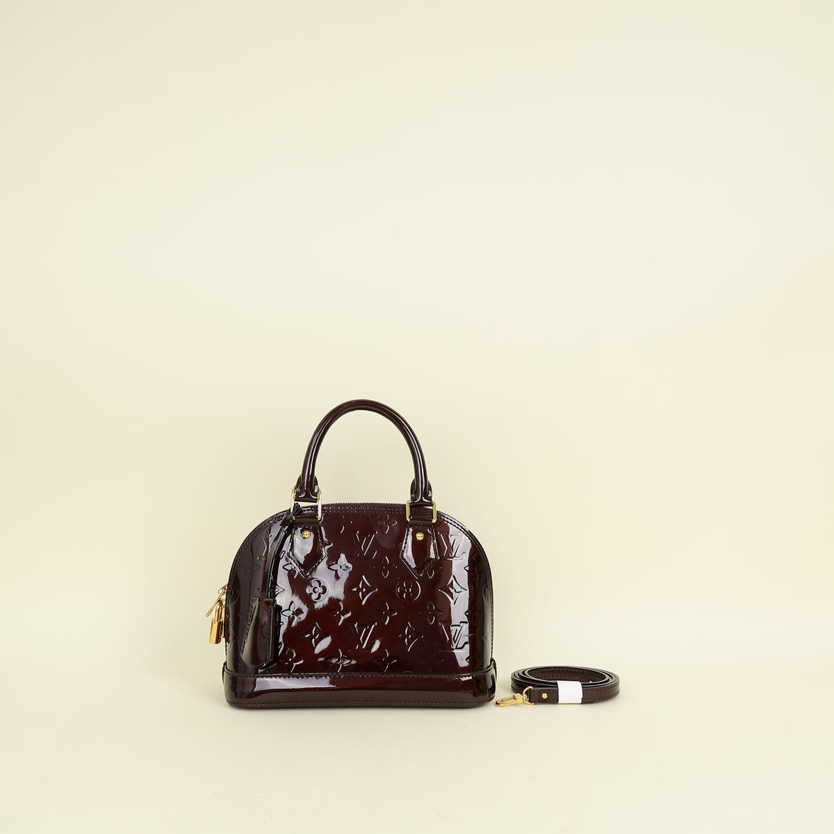 Louis Vuitton Amarante Monogram Vernis Alma BB Bag