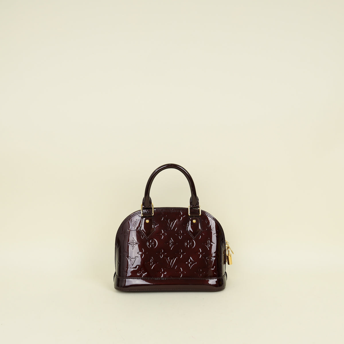 Louis Vuitton Amarante Monogram Vernis Alma BB Bag
