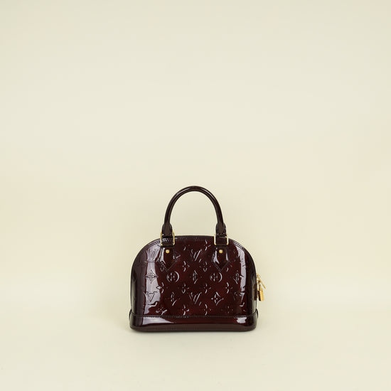Louis Vuitton Amarante Monogram Vernis Alma BB Bag