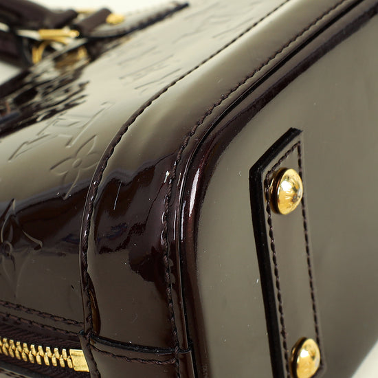 Louis Vuitton Amarante Monogram Vernis Alma BB Bag