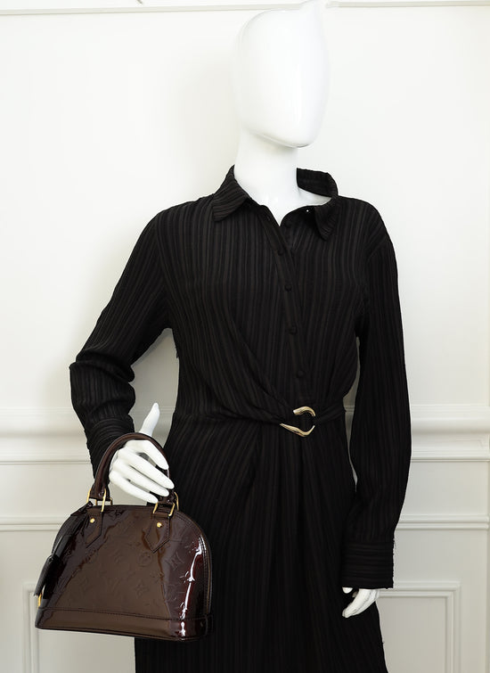 Louis Vuitton Amarante Monogram Vernis Alma BB Bag