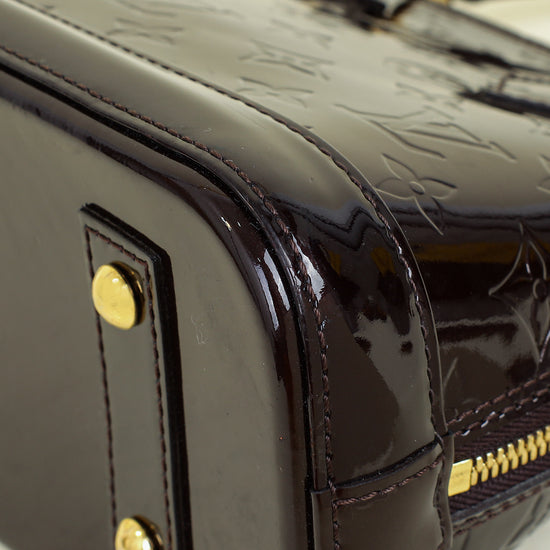 Louis Vuitton Amarante Monogram Vernis Alma BB Bag