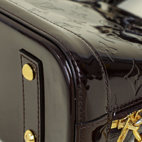 Louis Vuitton Amarante Monogram Vernis Alma BB Bag
