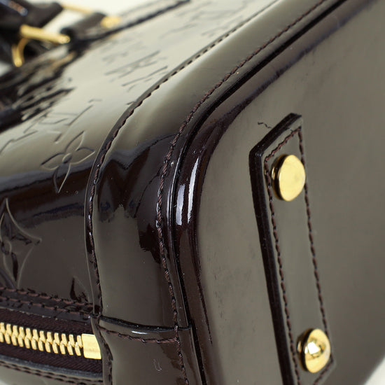 Louis Vuitton Amarante Monogram Vernis Alma BB Bag