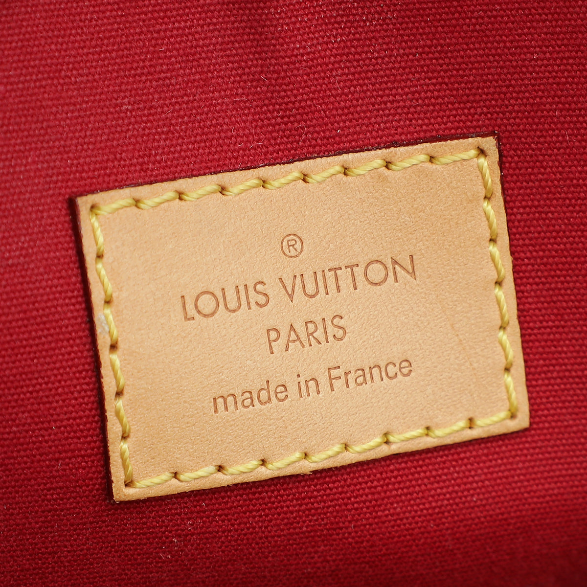 Louis Vuitton Pomme D'Amour Monogram Vernis Alma MM Bag