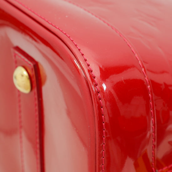 Louis Vuitton Pomme D'Amour Monogram Vernis Alma MM Bag