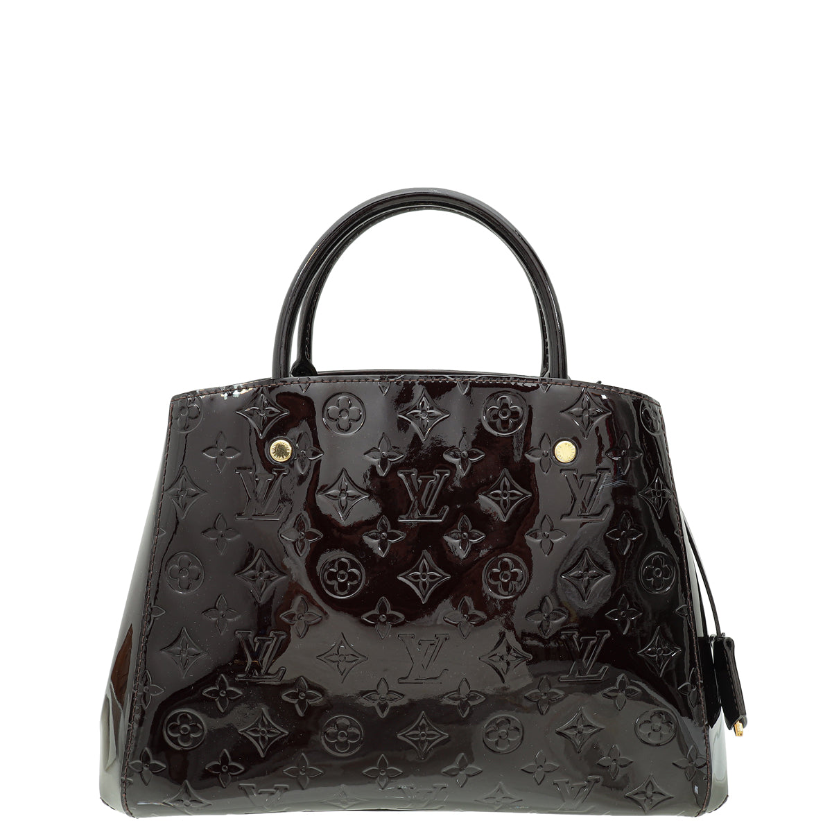 Louis Vuitton Amarante Monogram Vernis Montaigne BB Bag-Louis Vuitton-THE CLOSET