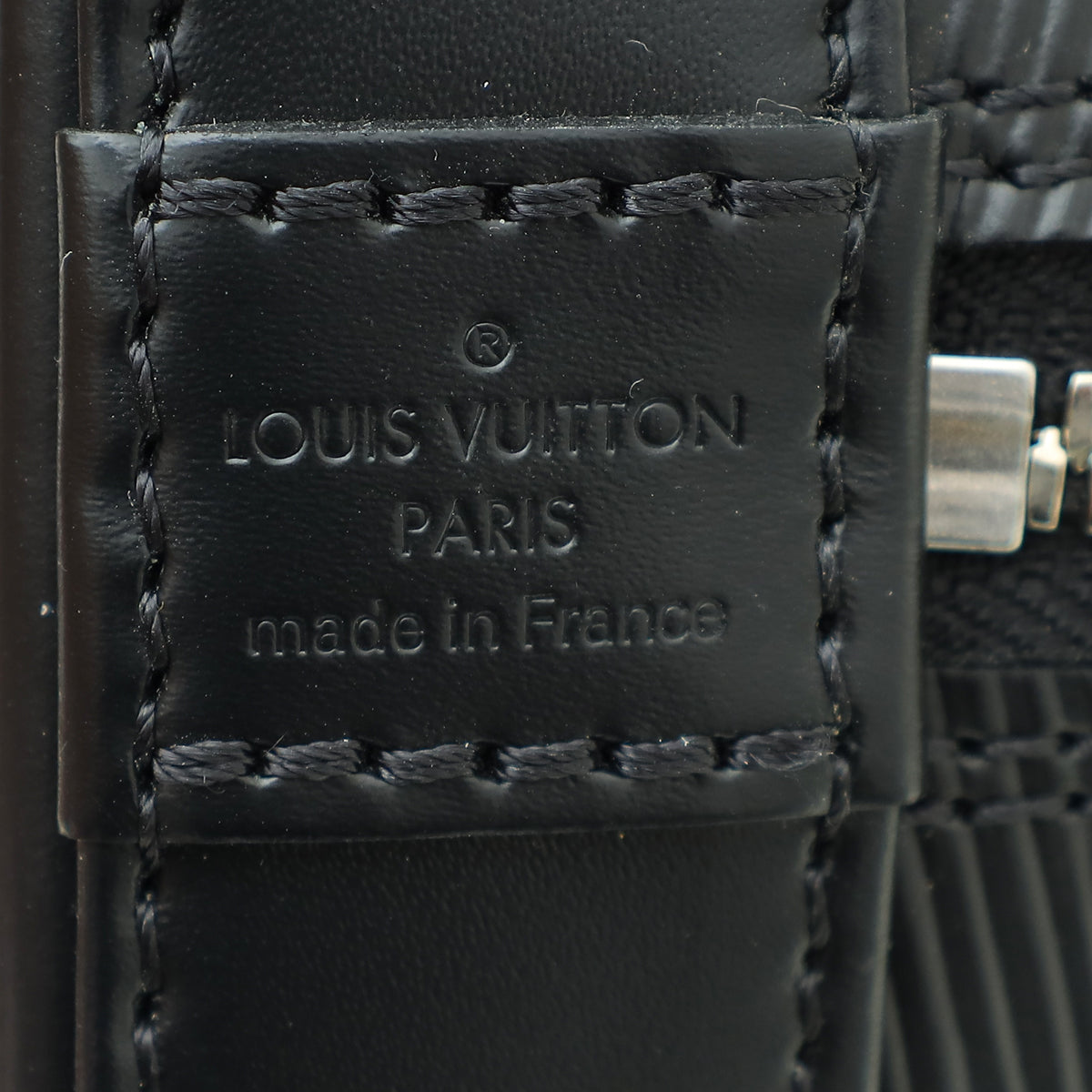 Louis Vuitton Noir Alma BB Bag