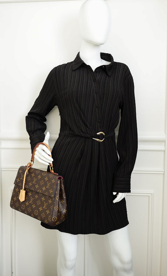 Louis Vuitton Brown Monogram Cluny MM Bag