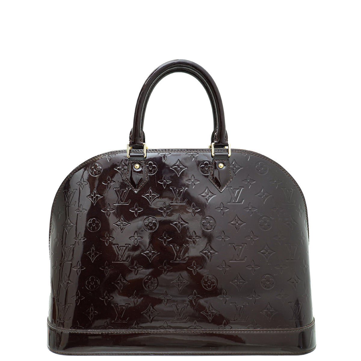 Louis Vuitton Amarante Monogram Vernis Alma GM Bag-Louis Vuitton-THE CLOSET