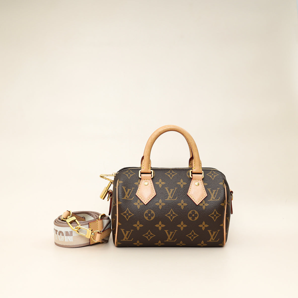 Louis Vuitton Brown Monogram Speedy Bandoulière 20 Bag-Louis Vuitton-THE CLOSET