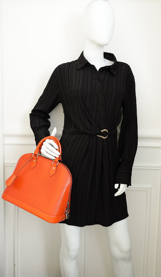 Louis Vuitton Orange PM Alma Bag