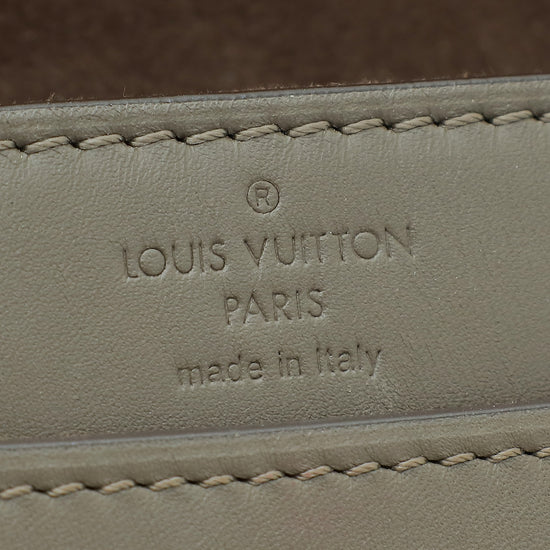 Louis Vuitton Etoupe Louise Matte Chain Clutch
