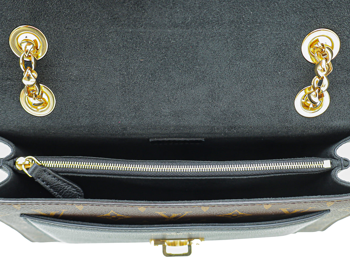 Louis Vuitton Monogram Canvas & Black Leather Victoire Bag Brown ref.637270  - Joli Closet