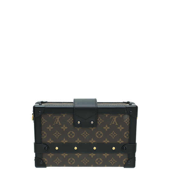 Louis Vuitton Petite Malle East West Monogram Brown in Coated
