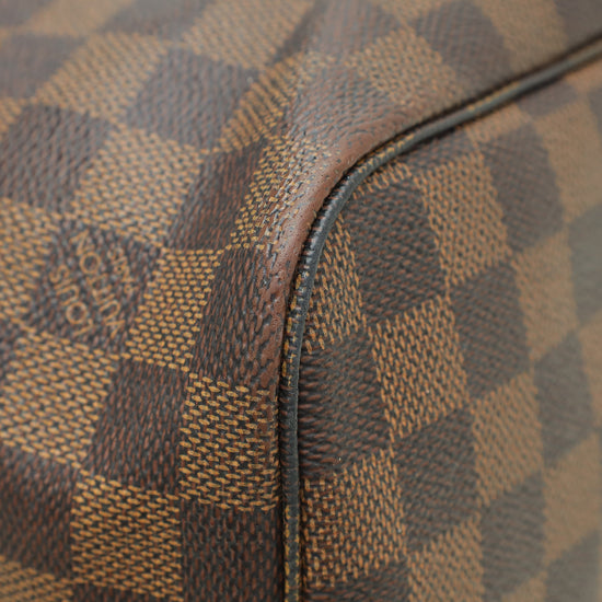 Louis Vuitton Ebene Neverfull MM Tote Bag W/ J7 Initials