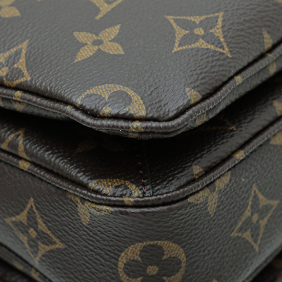 Louis Vuitton Brown Monogram Pochette Metis Bag – The Closet