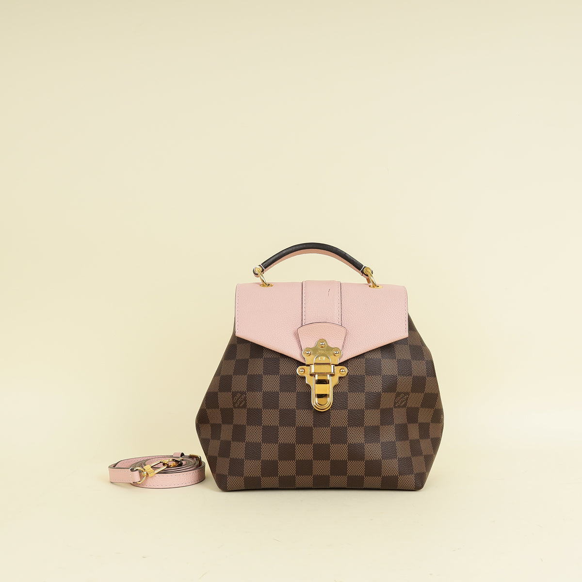 Louis Vuitton Bicolor Damier Ebene Clapton Backpack Bag