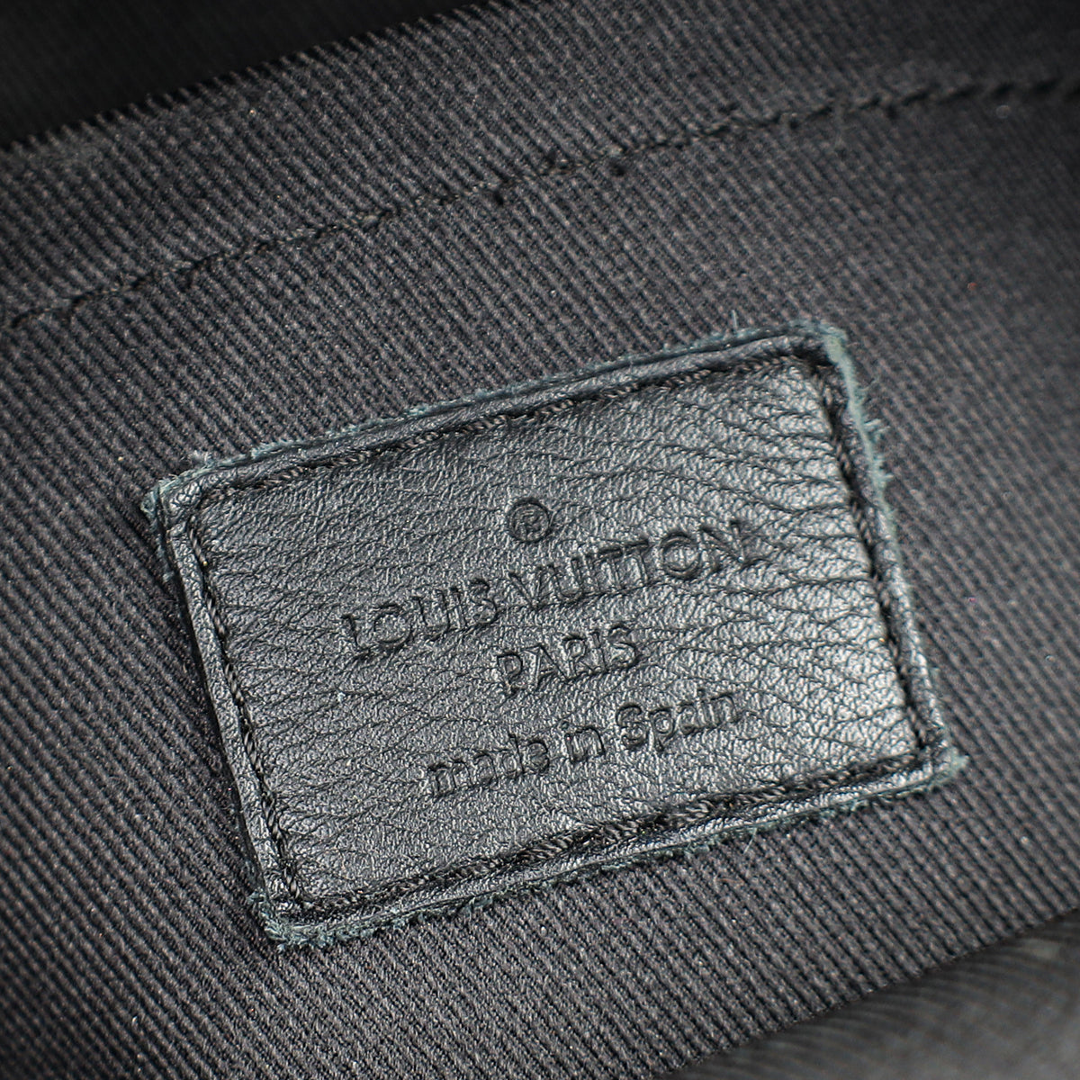 Louis Vuitton Monogram Black Palm Spring Mini Backpack Bag