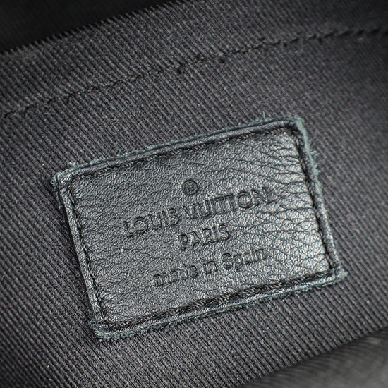 Louis Vuitton Monogram Black Palm Spring Mini Backpack Bag