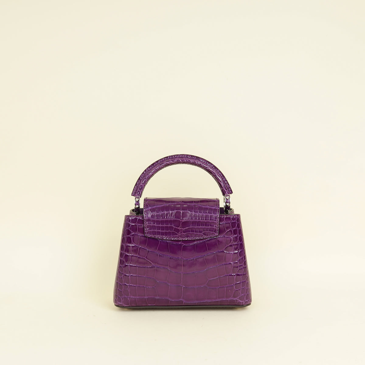 Louis Vuitton Amethyste Alligator Capucines Mini Bag