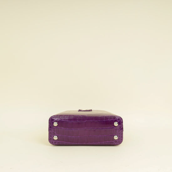 Louis Vuitton Amethyste Alligator Capucines Mini Bag