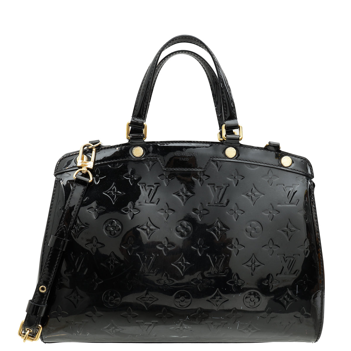 Louis Vuitton Black Monogram Vernis Brea NM MM Bag-Louis Vuitton-THE CLOSET
