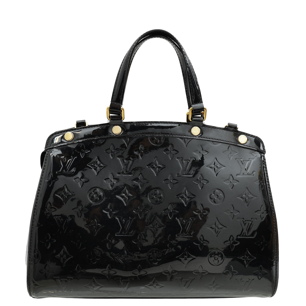 Louis Vuitton Black Monogram Vernis Brea NM MM Bag-Louis Vuitton-THE CLOSET