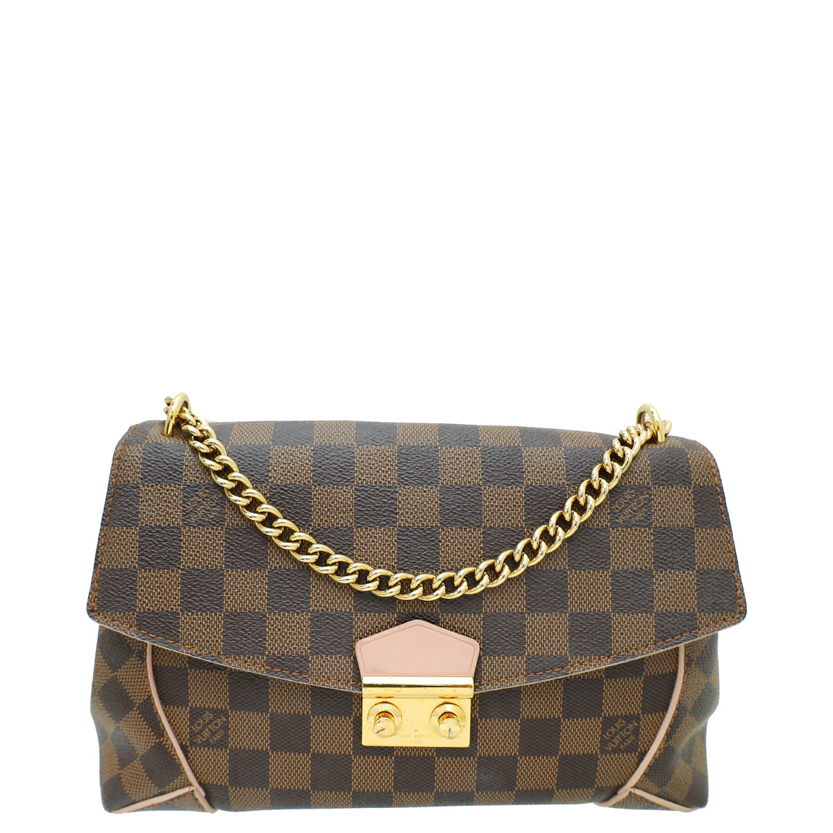 Louis Vuitton Damier Ebene Caissa Flap Chain Bag