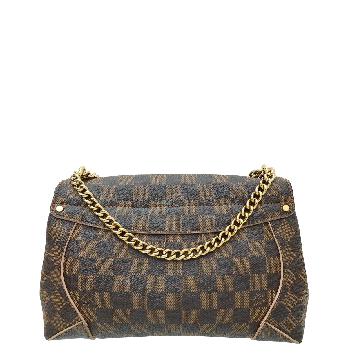 Louis Vuitton Damier Ebene Caissa Flap Chain Bag-Louis Vuitton-THE CLOSET