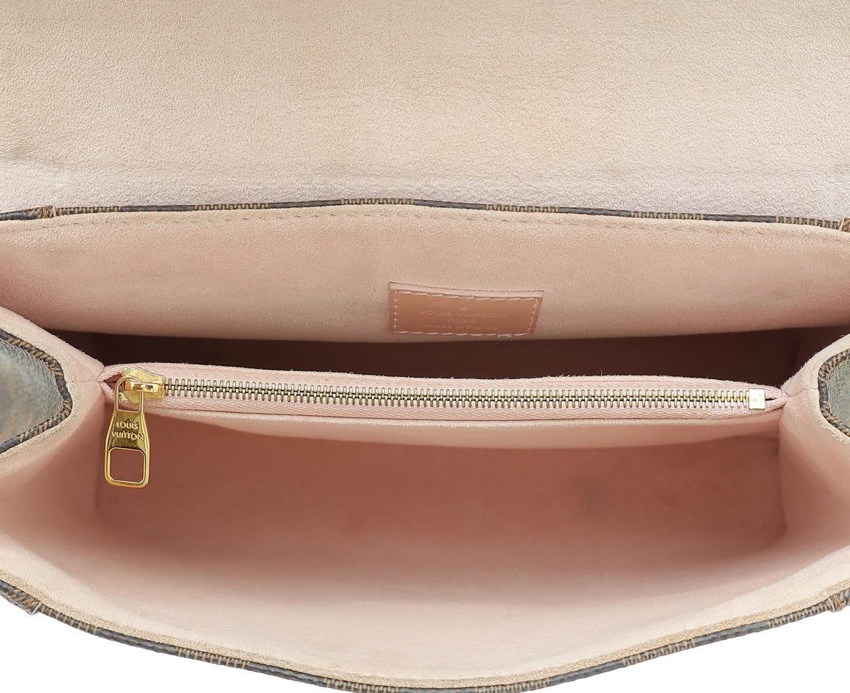 Louis Vuitton Damier Ebene Caissa Flap Chain Bag
