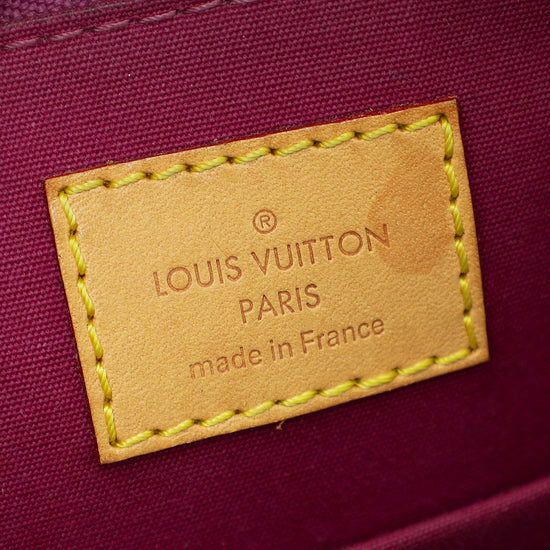 Louis Vuitton Rouge Fauviste Monogram Vernis Alma BB Bag