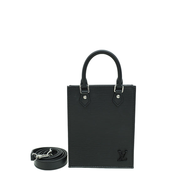 Louis Vuitton Noir Petit Sac Plat Bag