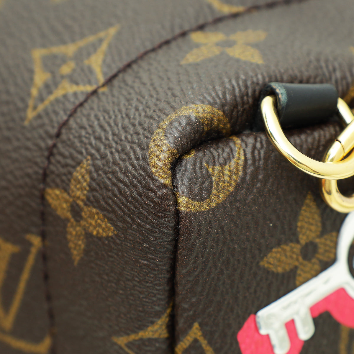 louis vuitton backpack mini multicolor Louis Vuitton Monogram Multicolor Love Lock Palm Springs Backpack Mini Bag