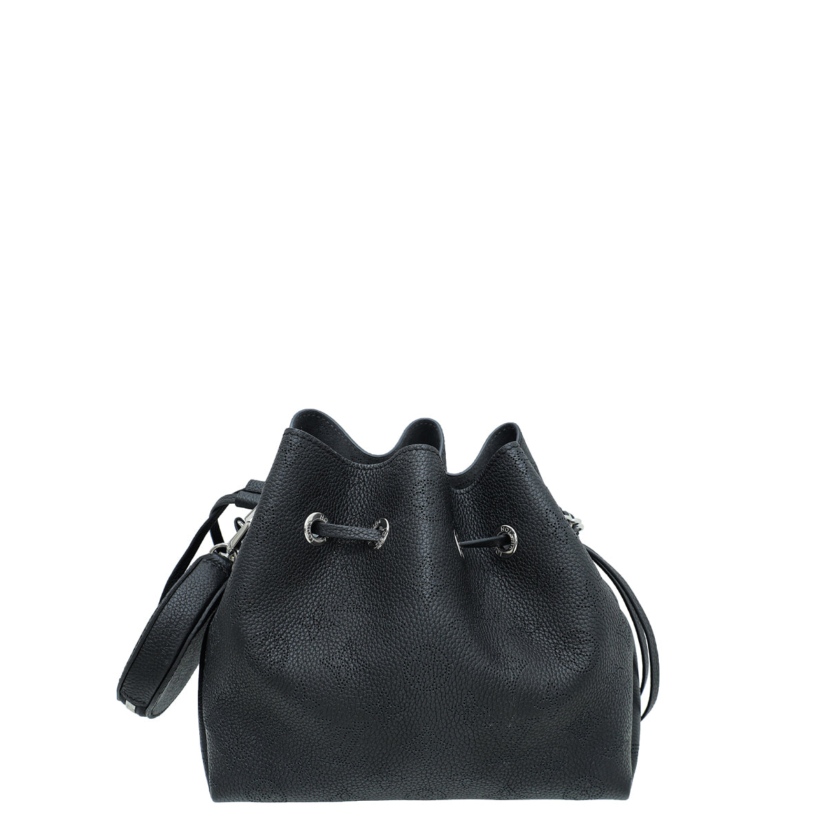 Louis Vuitton Noir Monogram Mahina Bella Bag – The Closet