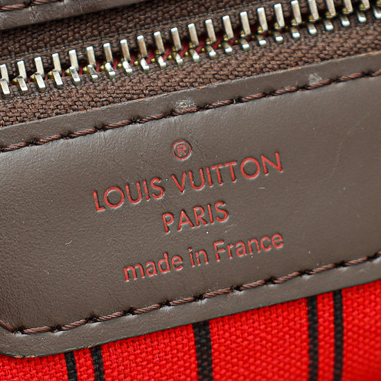 Louis Vuitton Damier Ebene Neverfull MM Bag