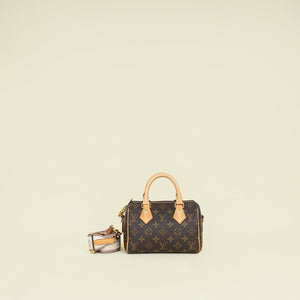 Louis Vuitton Monogram Speedy 20 Bandouliere Bag