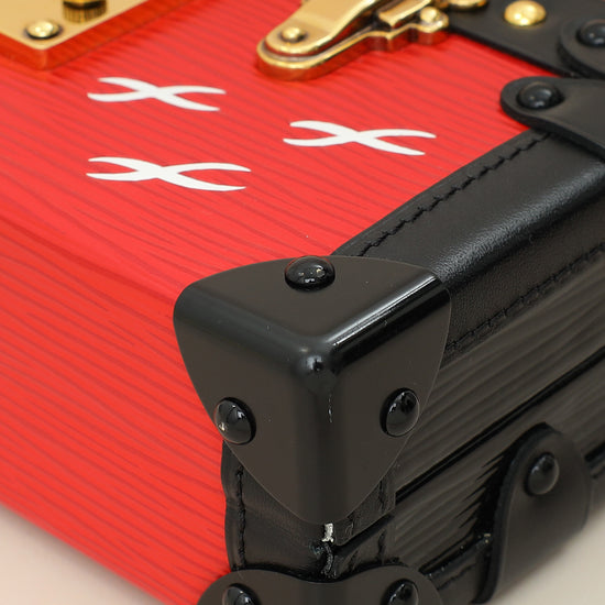 Louis Vuitton Bicolor Petite Malle Small Clutch-Louis Vuitton-THE CLOSET