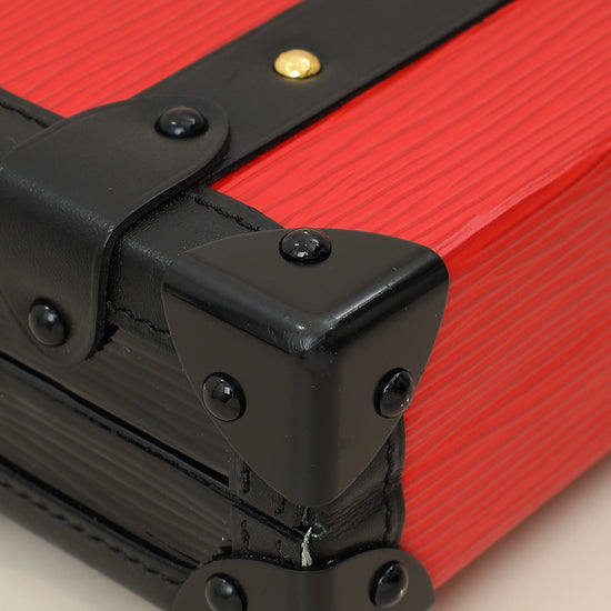 Louis Vuitton Bicolor Petite Malle Small Clutch-Louis Vuitton-THE CLOSET