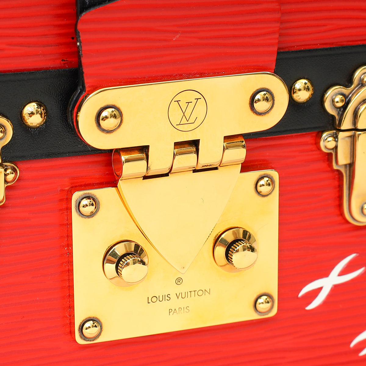 Louis Vuitton Bicolor Petite Malle Small Clutch-Louis Vuitton-THE CLOSET