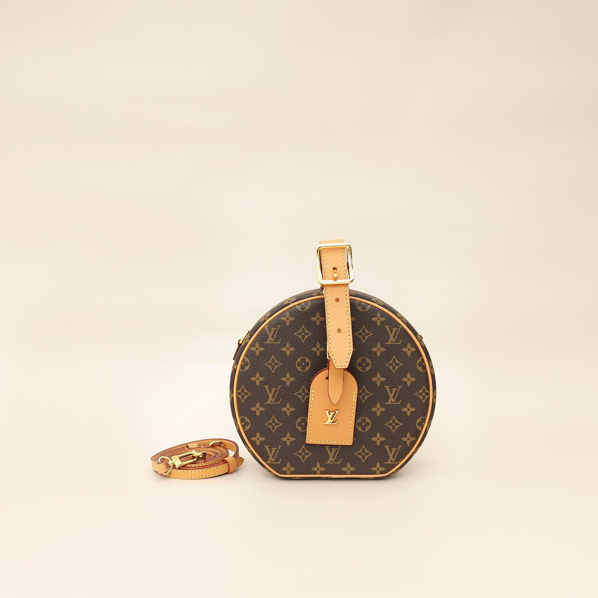 Louis Vuitton Brown Monogram Petite Boite Chapeau Bag-Louis Vuitton-THE CLOSET