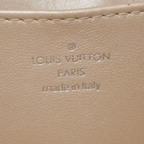 Louis Vuitton Metallic Champaign Malletage GO-14 PM Bag