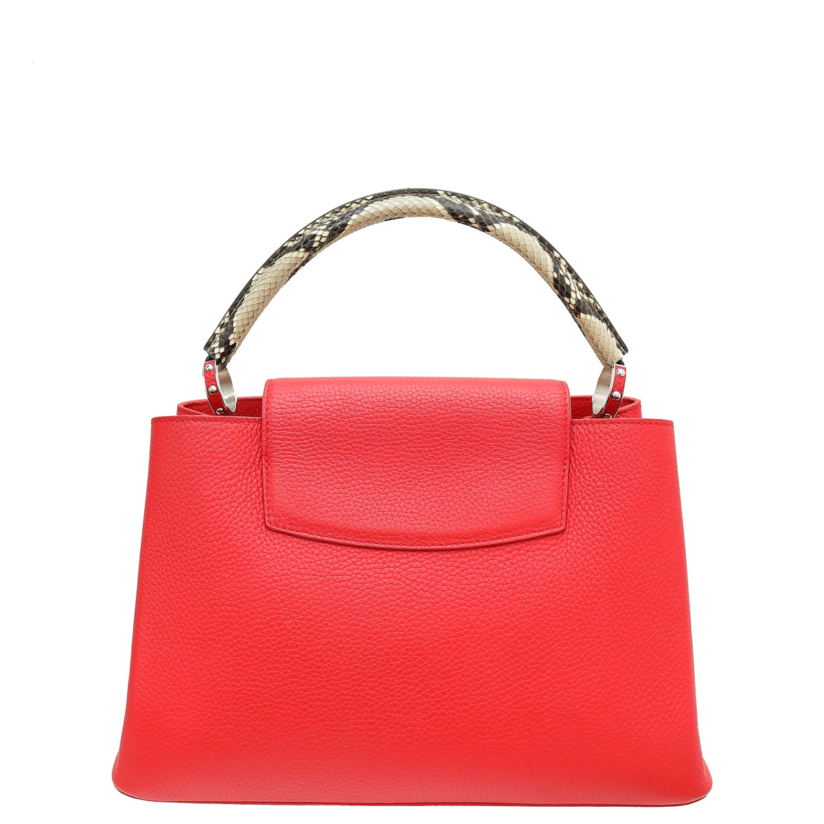 Louis Vuitton Scarlett Capucines MM Bag W/ Python Handle-Louis Vuitton-THE CLOSET