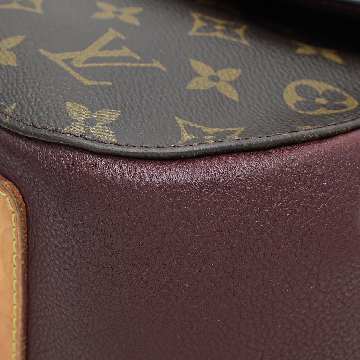 Louis Vuitton Monogram Burgundy Eden MM Aurore Bag