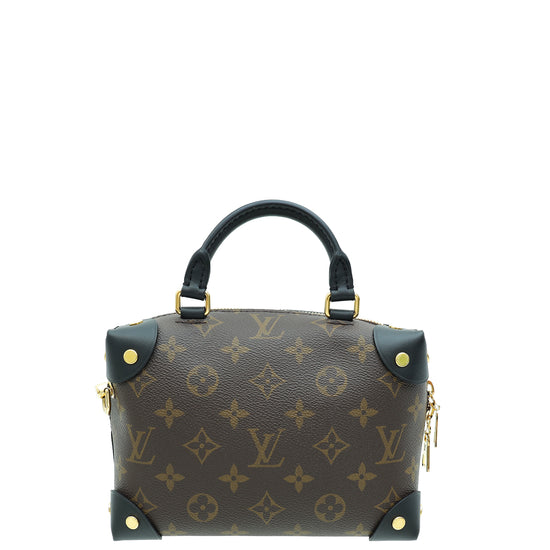 Louis Vuitton Monogram Black Petite Malle Souple Bag